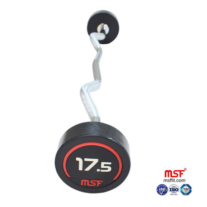 Fix E-Z (Zig Zag) Barbell TPR Coated