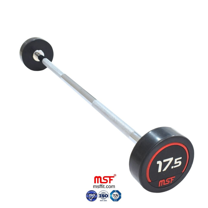 Fix Straight Barbell TPR Coated