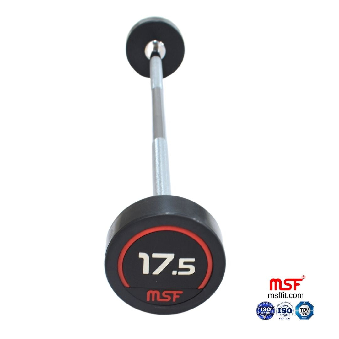 Fix Straight Barbell TPR Coated