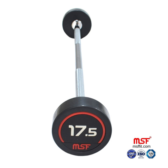 Fix Straight Barbell TPR Coated
