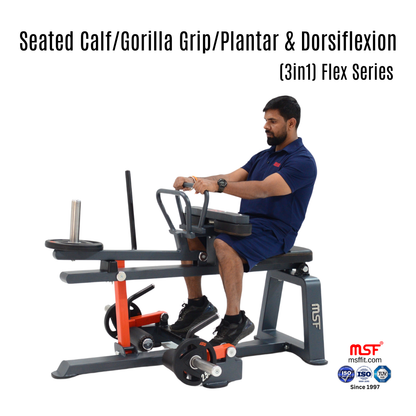 Seated Calf/ Gorilla Grip/ Plantar & Dorsiflexion 3in1 (Flex Series)