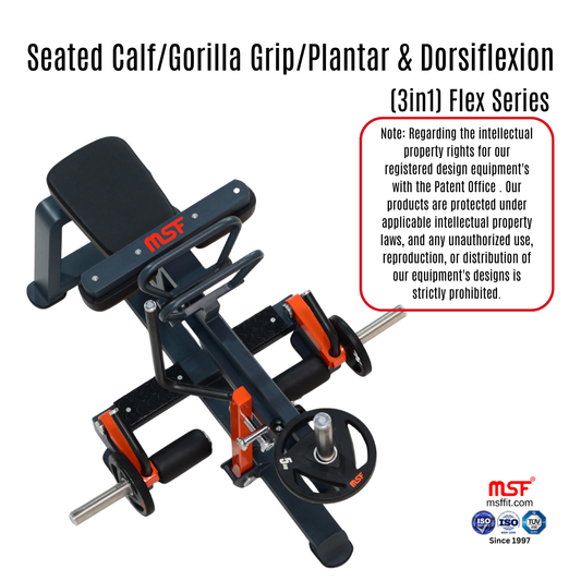 Seated Calf/ Gorilla Grip/ Plantar & Dorsiflexion 3in1 (Flex Series)