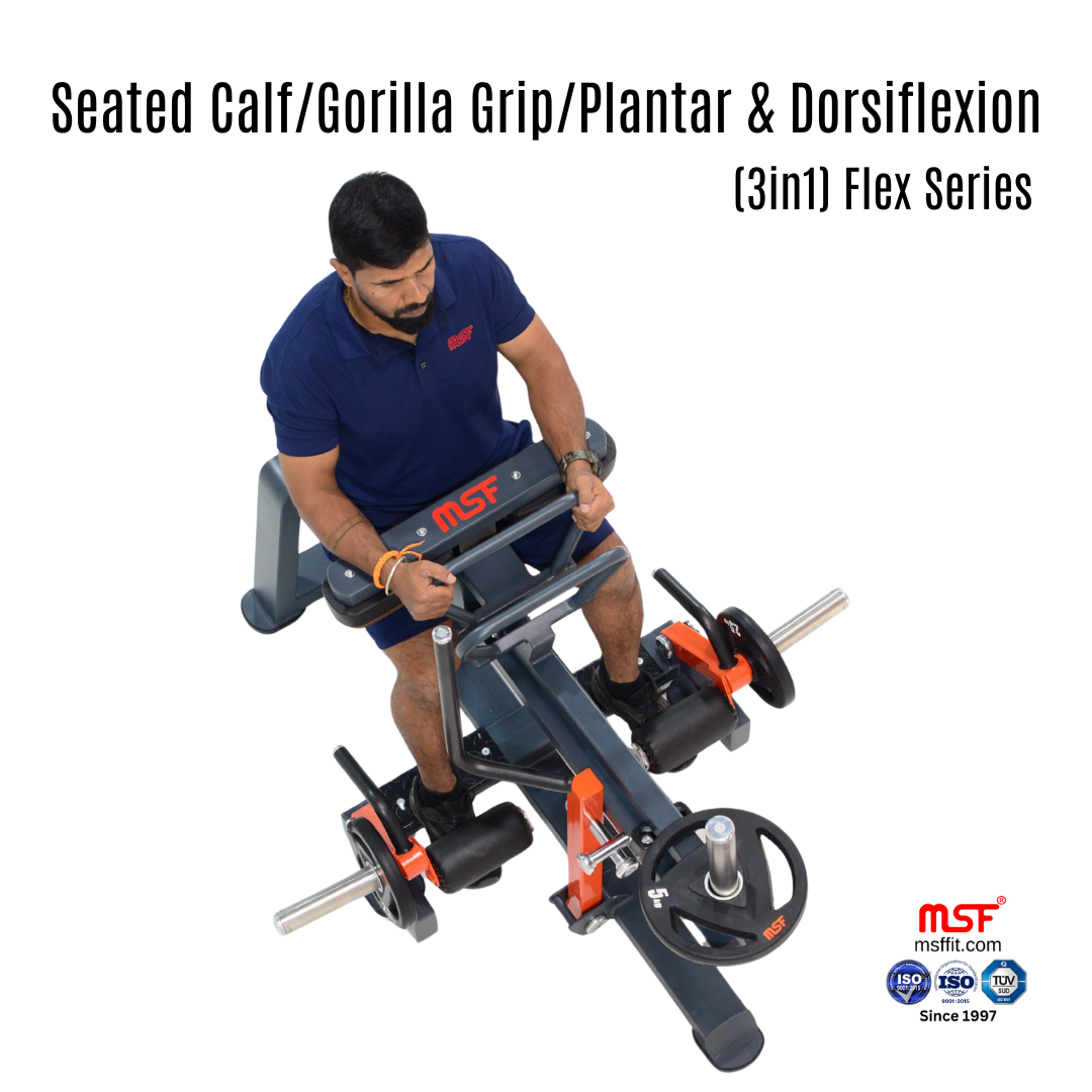 Seated Calf/ Gorilla Grip/ Plantar & Dorsiflexion 3in1 (Flex Series)