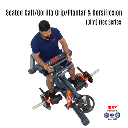 Seated Calf/ Gorilla Grip/ Plantar & Dorsiflexion 3in1 (Flex Series)