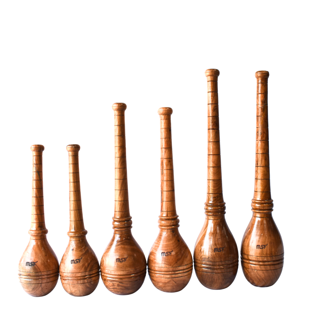 Wooden Bhim Gada (Mugdar)