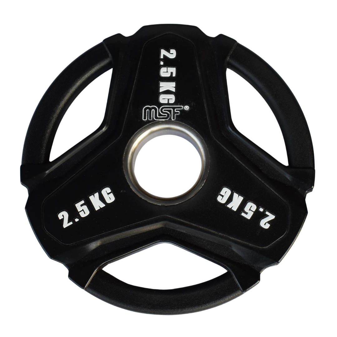Tri grip Polyurethane Coated weight Plates (Imported) 51mm