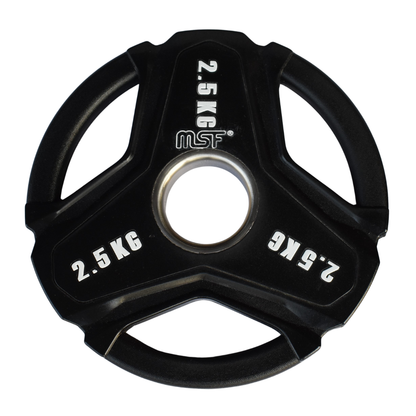 Tri grip Polyurethane Coated weight Plates (Imported) 51mm