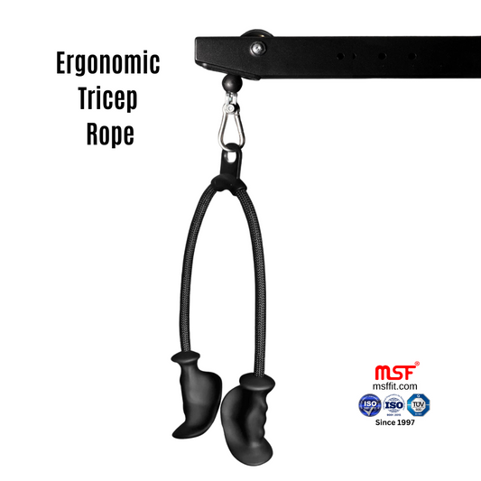 Ergonomic Triceps Rope