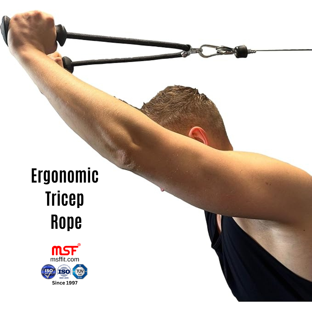 Ergonomic Triceps Rope