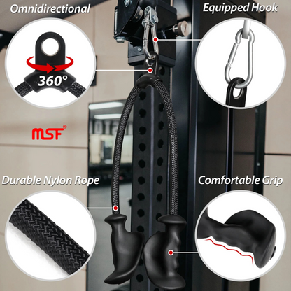 Ergonomic Triceps Rope