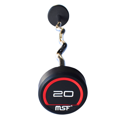 Fixed Barbell E-Z  Rubber Coated (Imported)