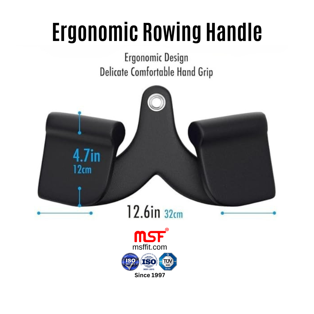 Ergonomic Rowing Mag Handle (12.6 inches Length)