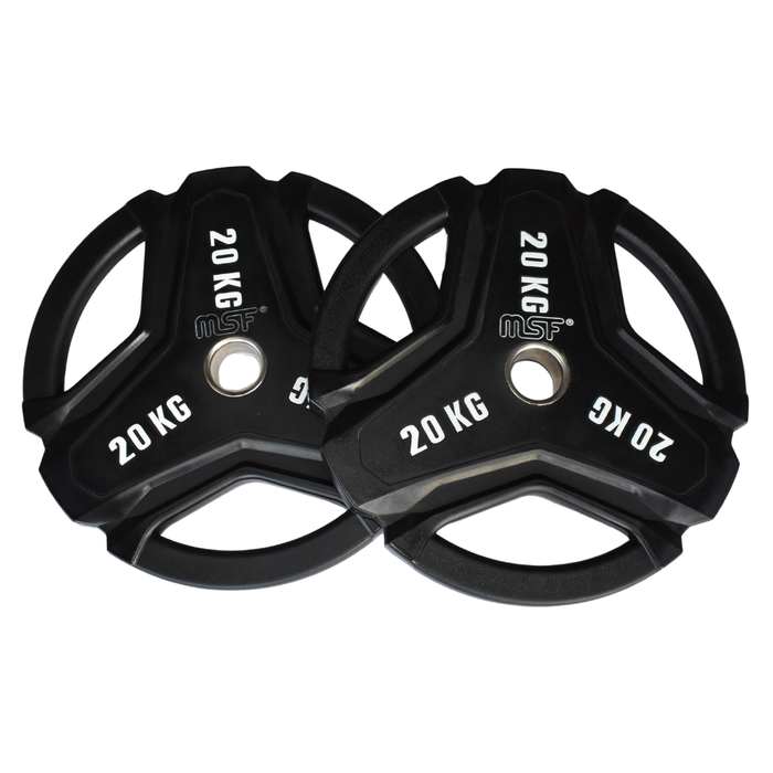 Tri grip Polyurethane Coated weight Plates (Imported) 51mm