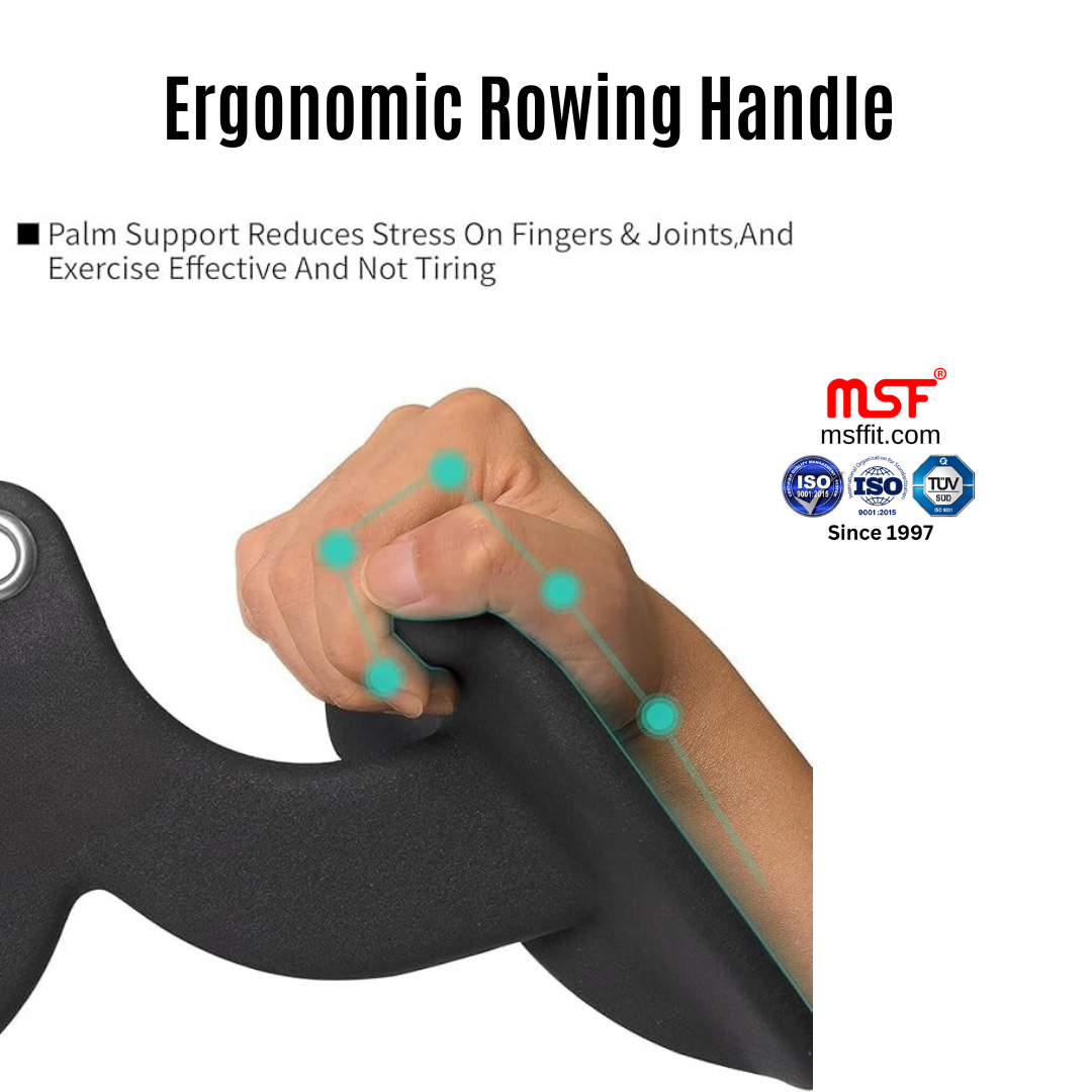 Ergonomic Rowing Mag Handle (12.6 inches Length)