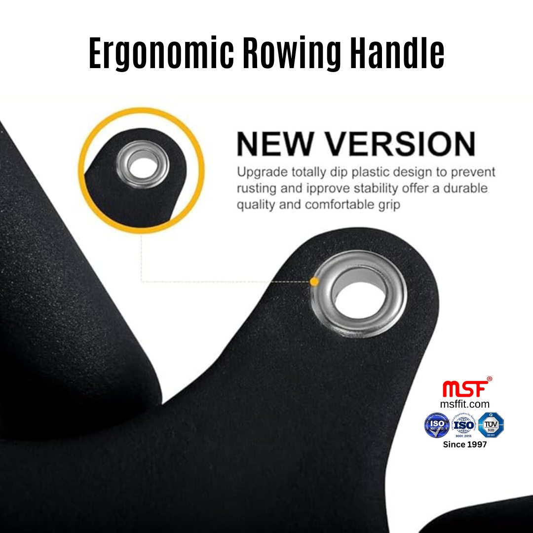 Ergonomic Rowing Mag Handle (12.6 inches Length)