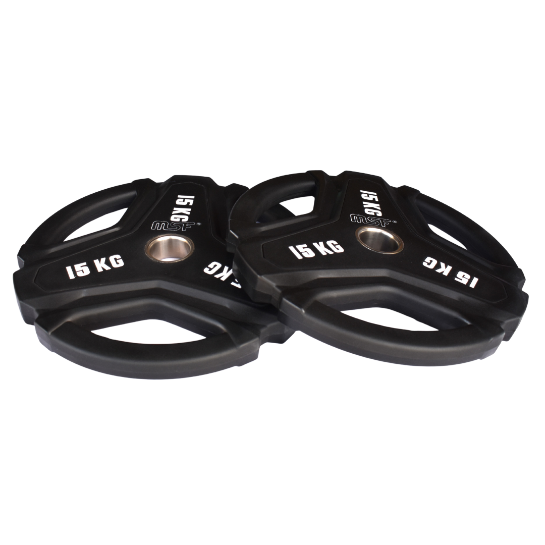 Tri grip Polyurethane Coated weight Plates (Imported) 51mm