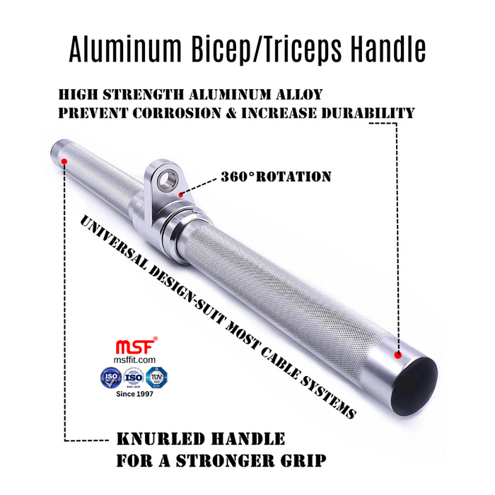 Aluminum Bicep/Triceps Handle