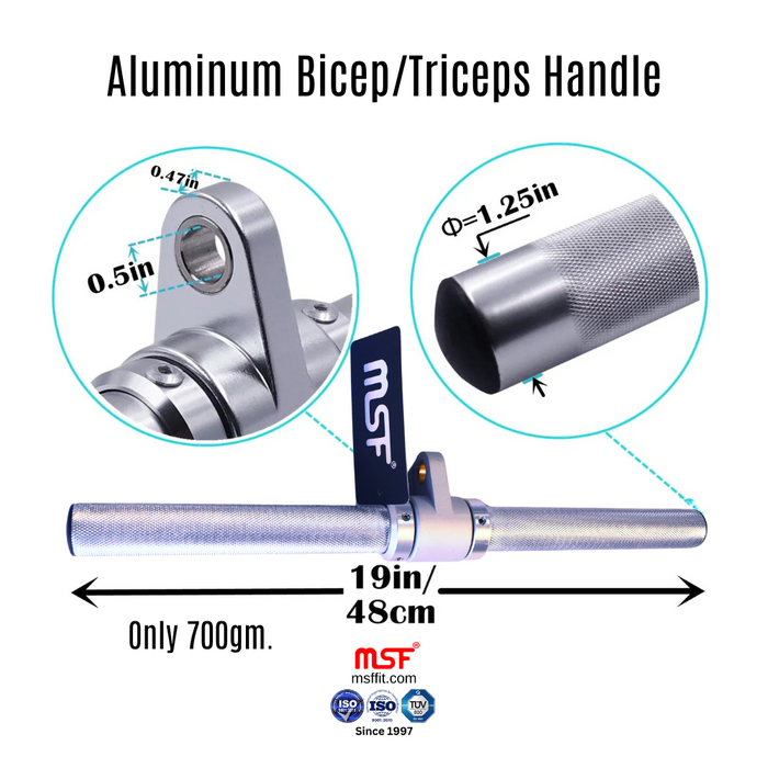 Aluminum Bicep/Triceps Handle