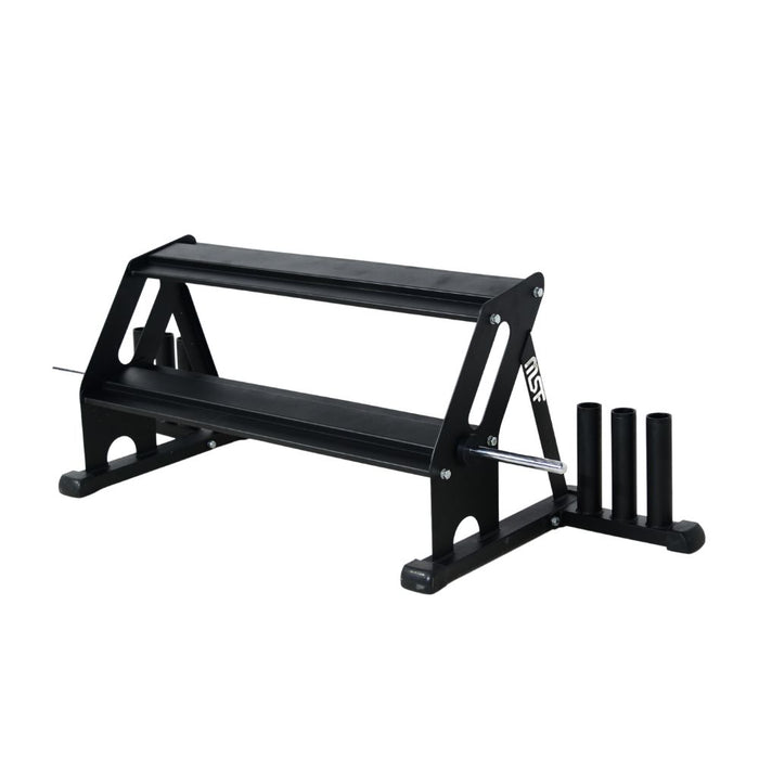 Dumbbell Stand 2 Steps 3in1 (For Dumbbells, Plates & Rods)