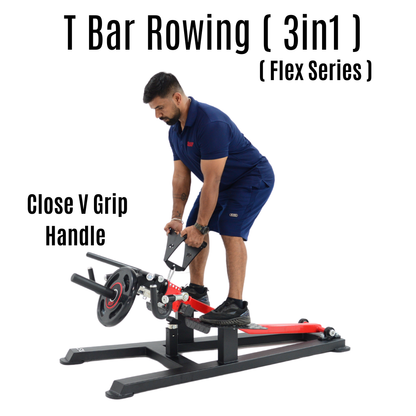 T-Bar Rowing 3 in 1 (Plate Loaded)
