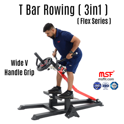 T-Bar Rowing 3 in 1 (Plate Loaded)