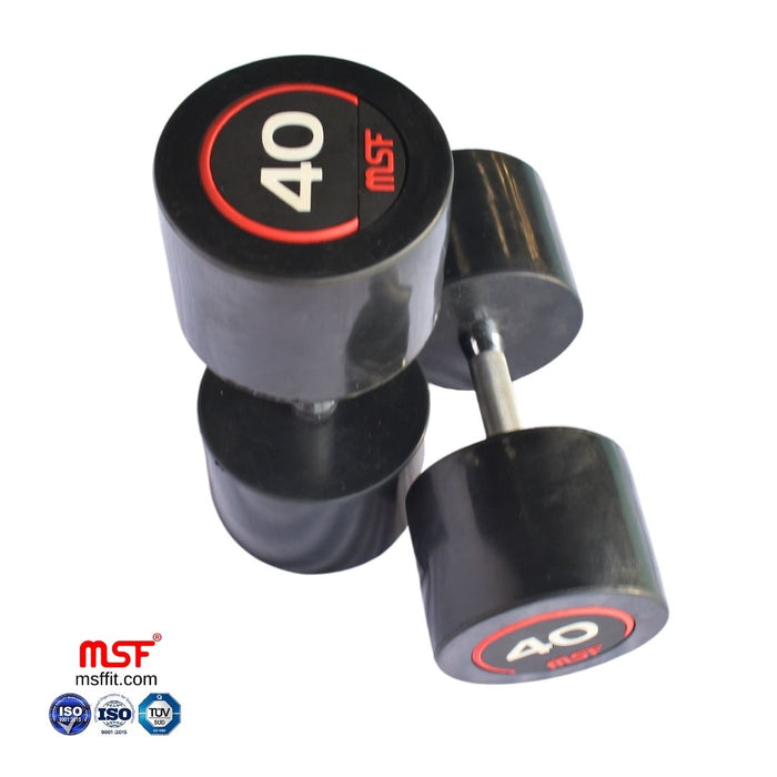 Dumbbell Round TPR Coated
