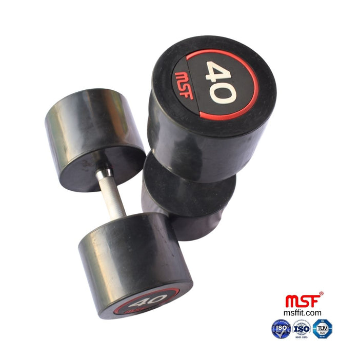 Dumbbell Round TPR Coated