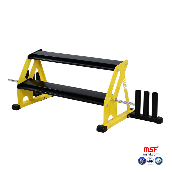 Dumbbell Stand 2 Steps 3in1 (For Dumbbells, Plates & Rods)