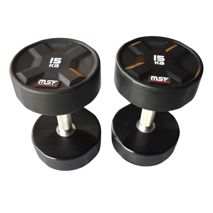 Polyurethane Round Dumbbells (Imported)