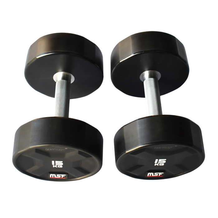 Polyurethane Round Dumbbells (Imported)