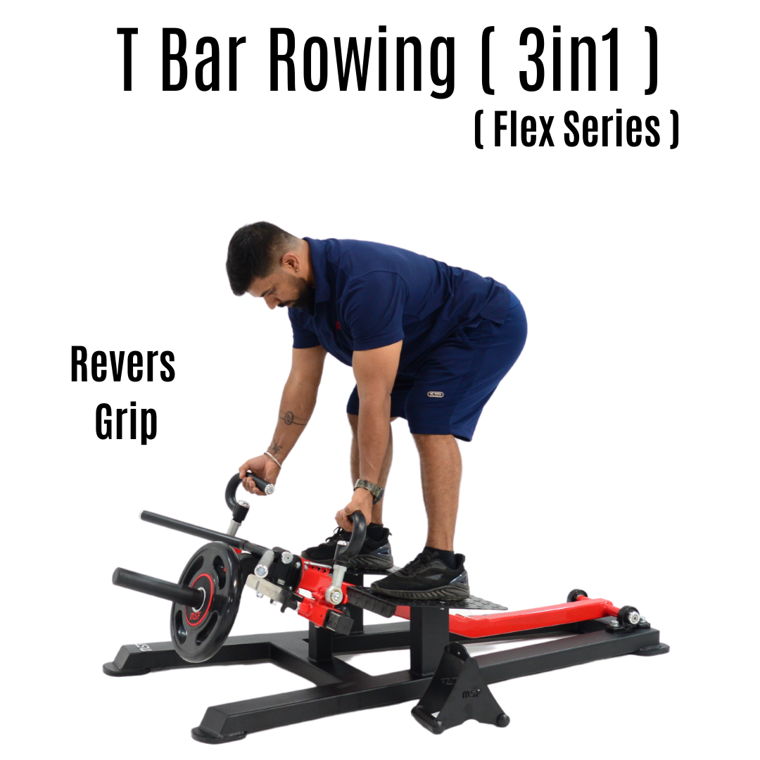 T-Bar Rowing 3 in 1 (Plate Loaded)