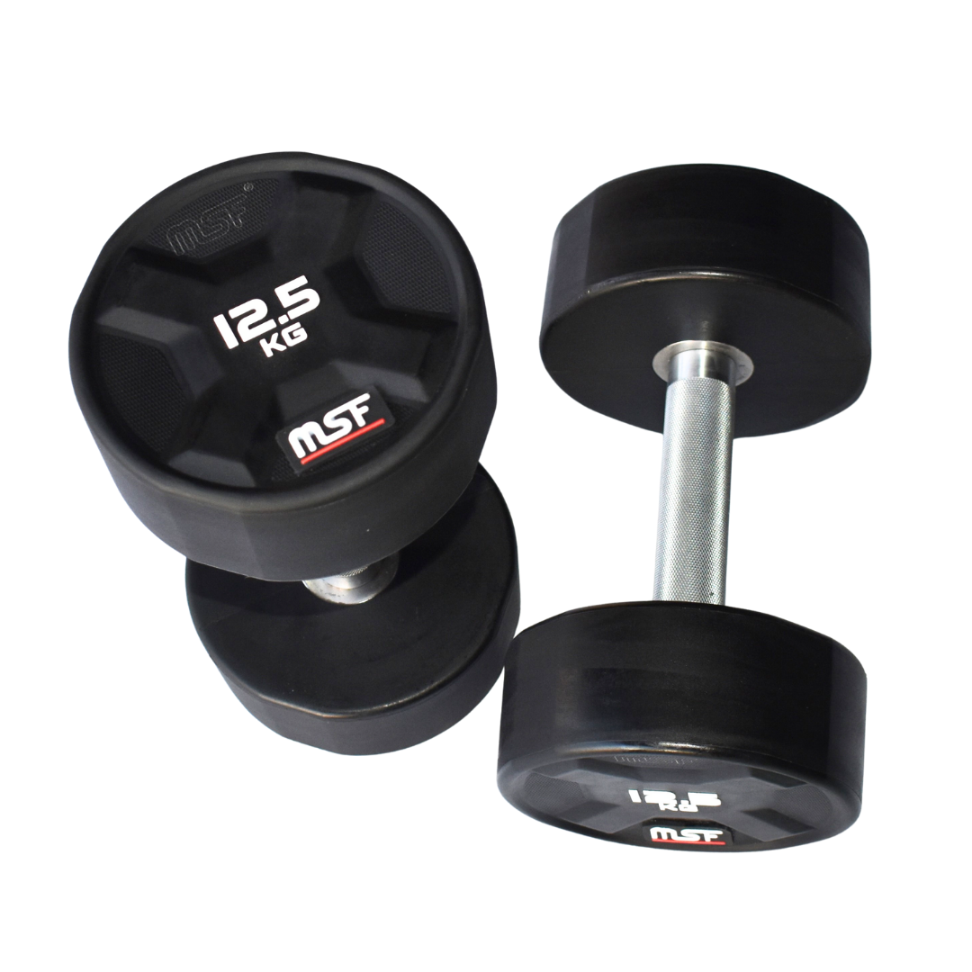Polyurethane Round Dumbbells (Imported)