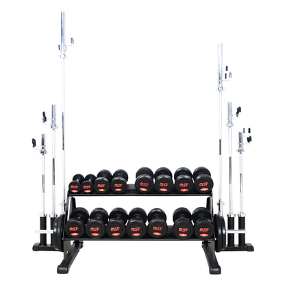 Dumbbell Stand 2 Steps 3in1 (For Dumbbells, Plates & Rods)