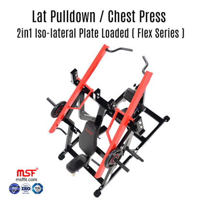 Lat Pulldown Incline Chest Press (Plate Loaded)