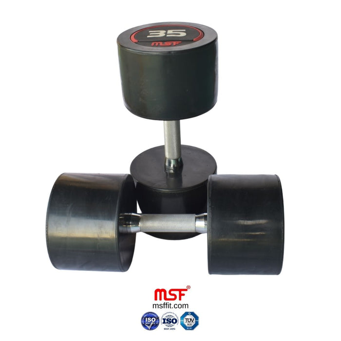 Dumbbell Round TPR Coated