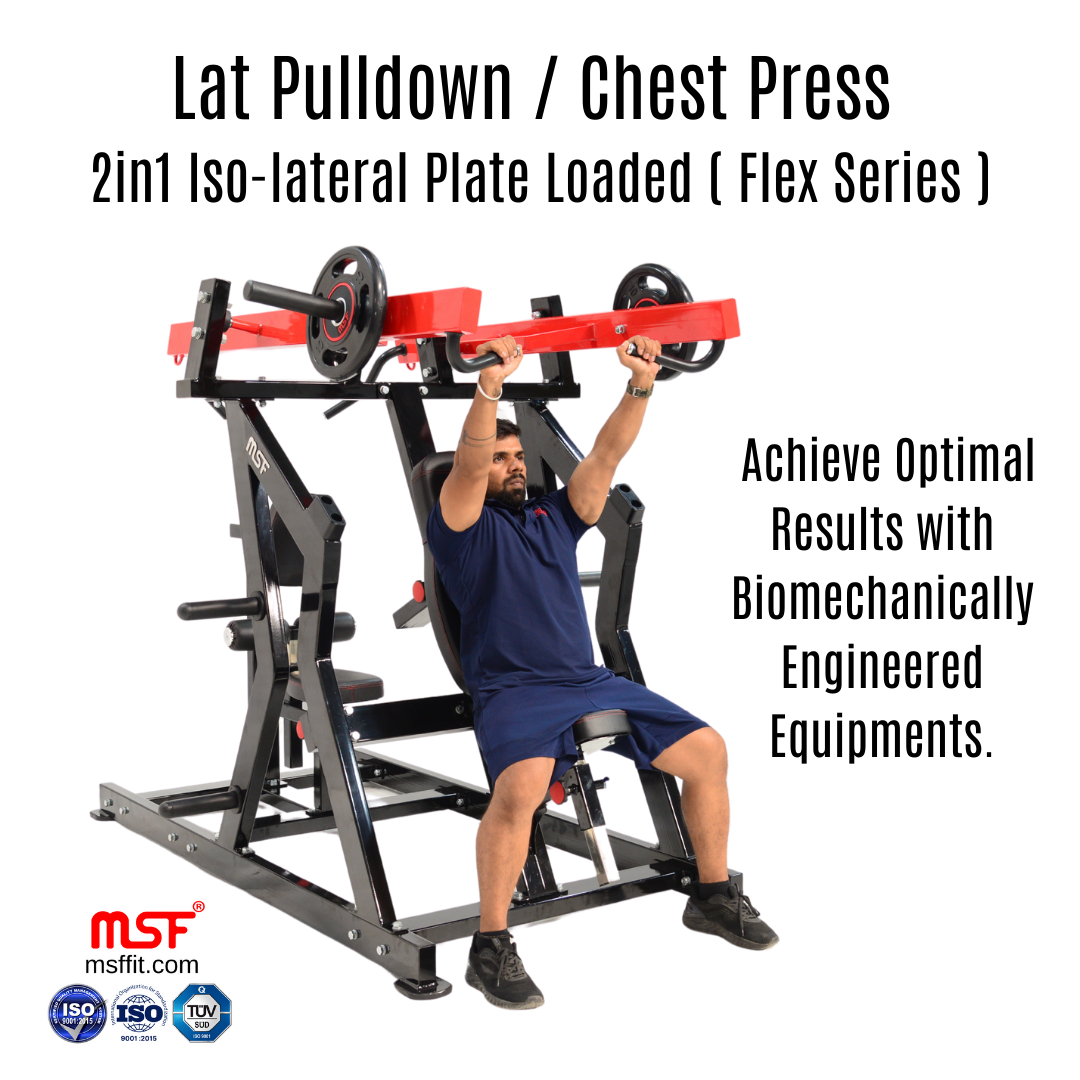 Lat Pulldown Incline Chest Press (Plate Loaded)