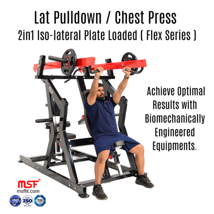 Lat Pulldown Incline Chest Press (Plate Loaded)