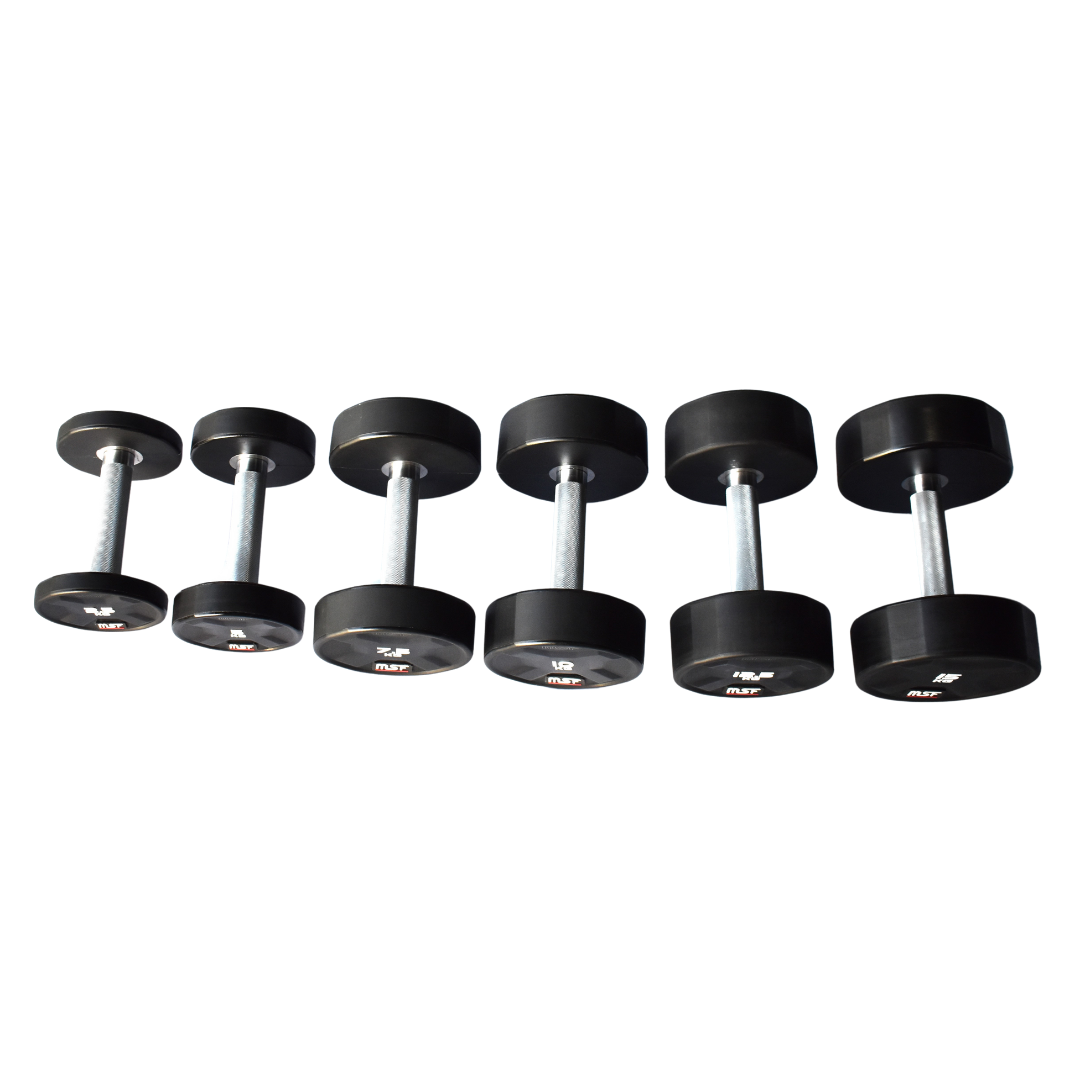 Polyurethane Round Dumbbells (Imported)