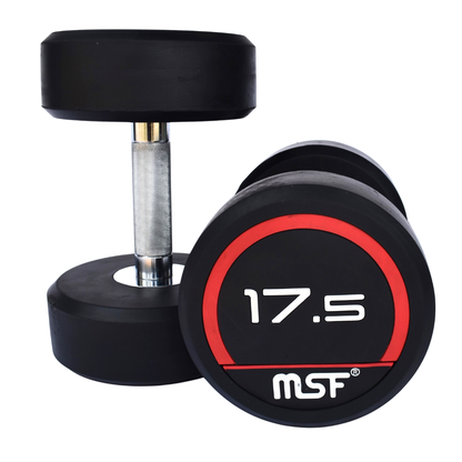 Round Rubber Coated Dumbbells (Imported)