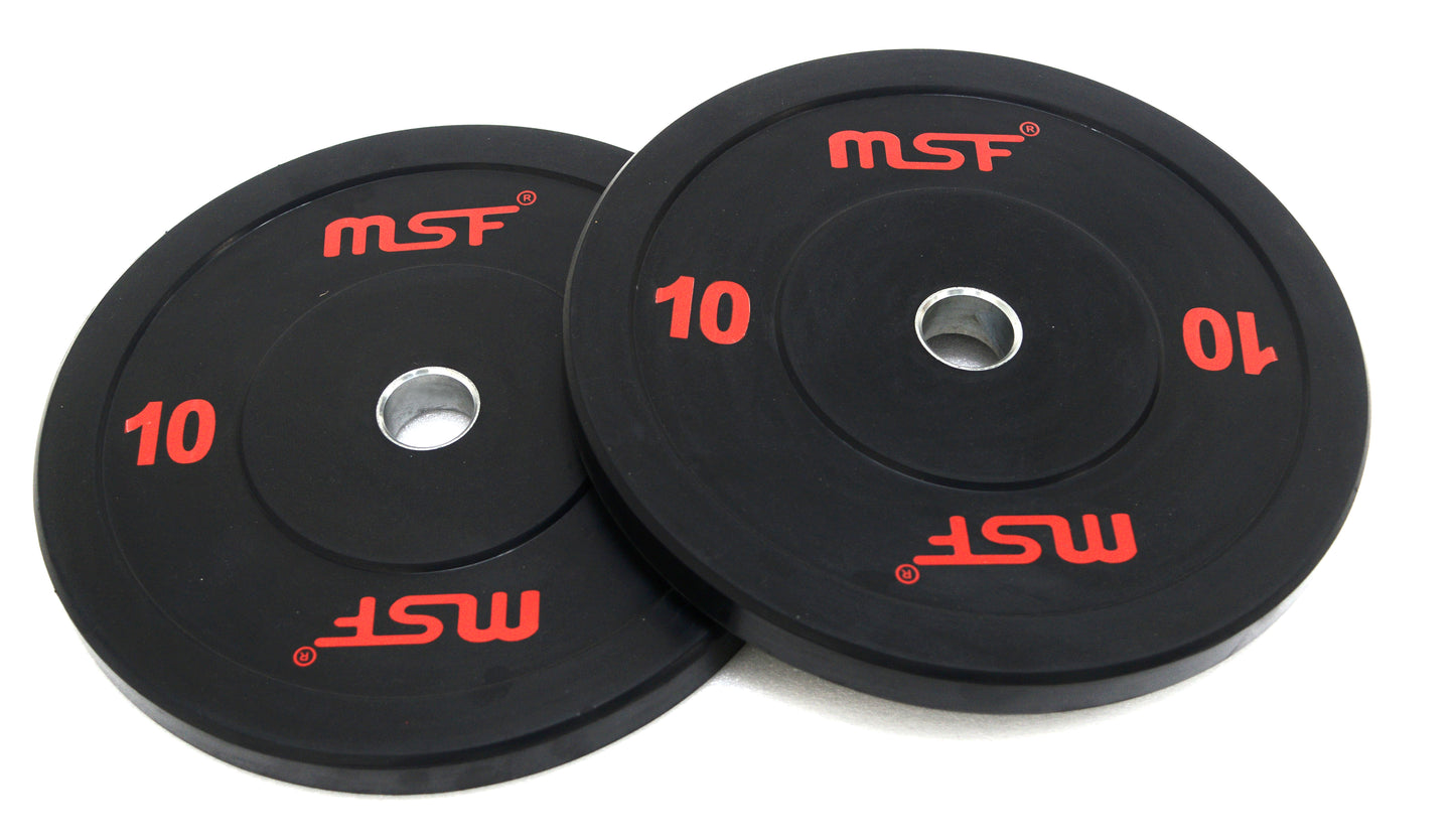 Black Rubber Bumper Plates (SS Ring)