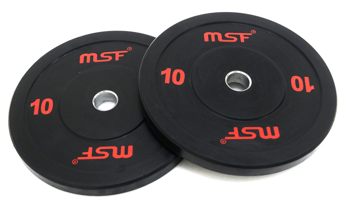Black Rubber Bumper Plates (SS Ring)