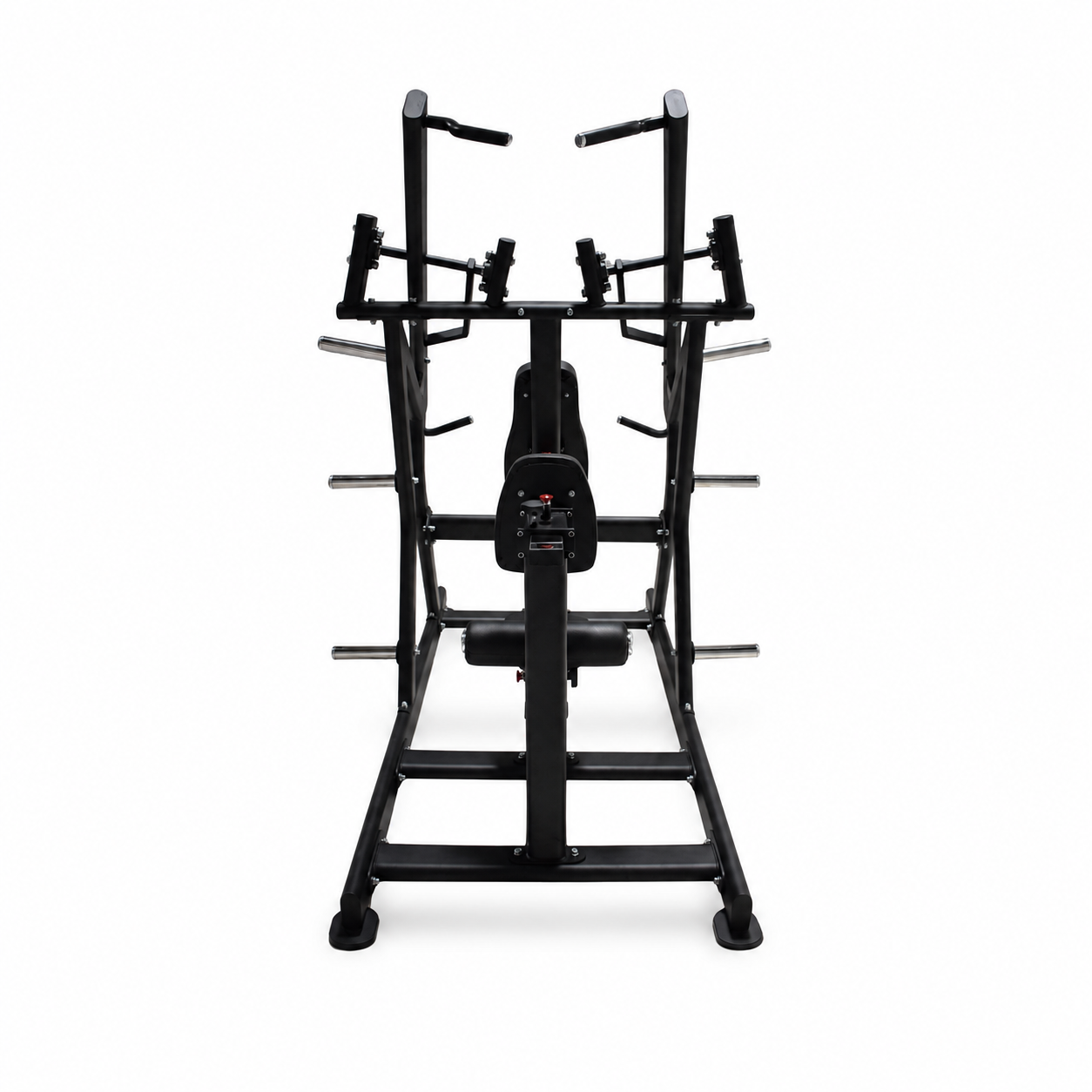 Lat Pull Down Seated Rowing Chest Press Plate Loaded Max Pro Series.