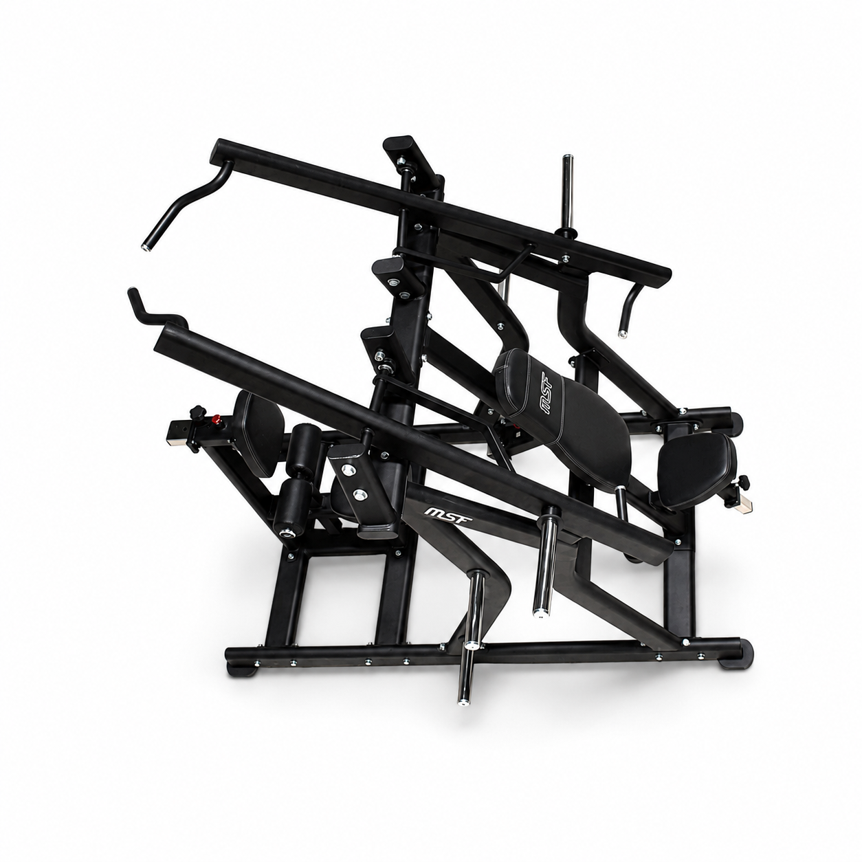 Lat Pull Down Seated Rowing Chest Press Plate Loaded Max Pro Series.