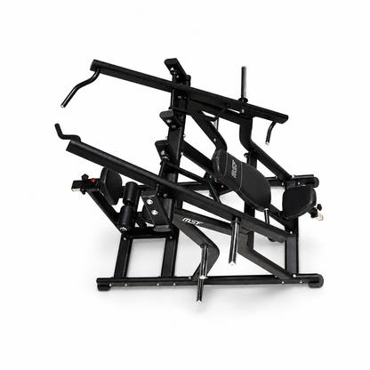 Lat Pull Down Seated Rowing Chest Press Plate Loaded Max Pro Series.