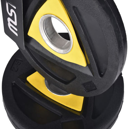 Weight Plate Tri Grip Rubberize