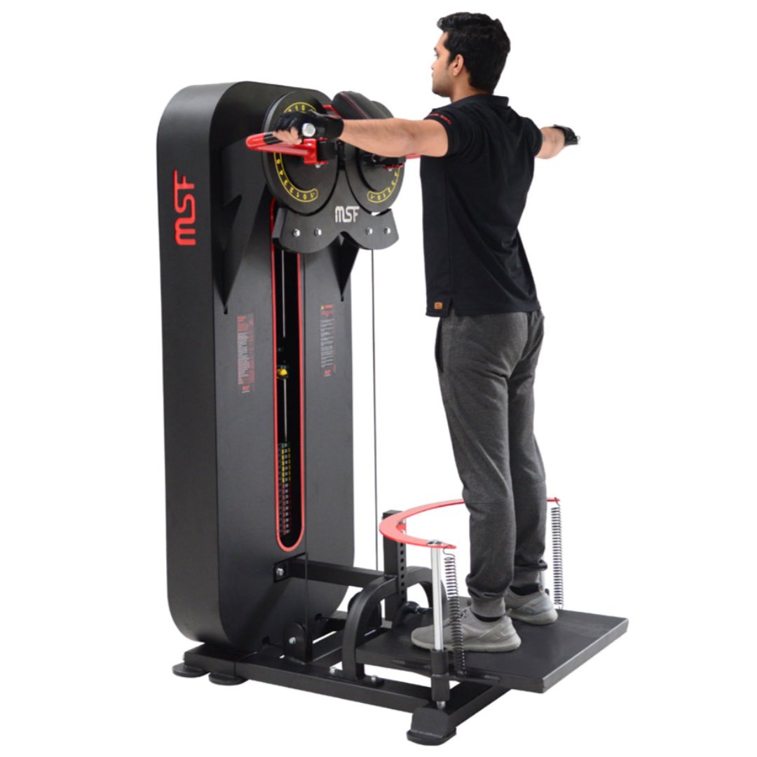 Standing Side Lateral / Side Shoulder Multi Flight Machine (2 in 1) Elite