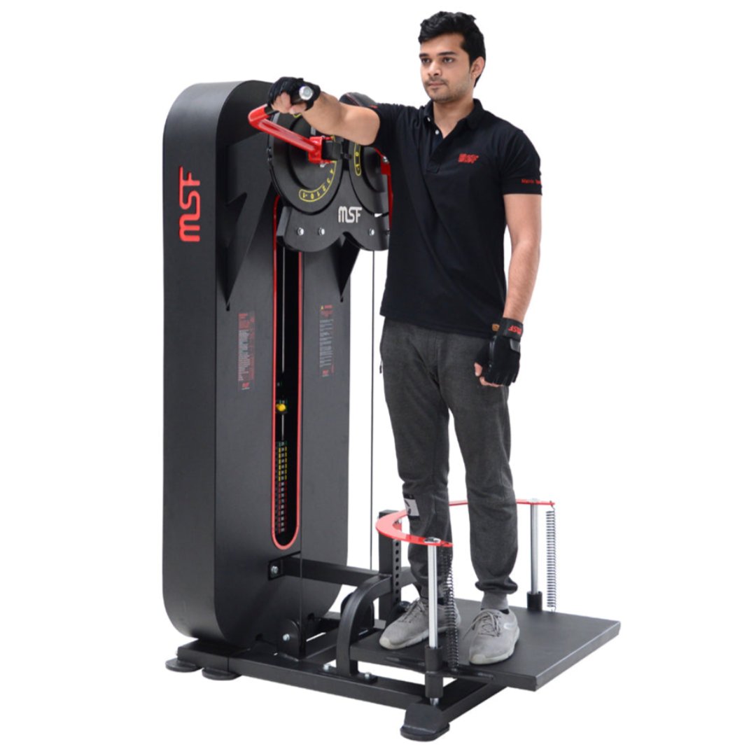 Standing Side Lateral / Side Shoulder Multi Flight Machine (2 in 1) Elite