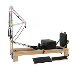 Pilates Veritas Spliced Maple Reformer With Tower (Model:106)