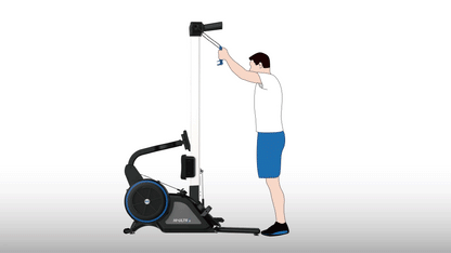 Impulse HSR 007 SKI & ROW Multiple Training Machine