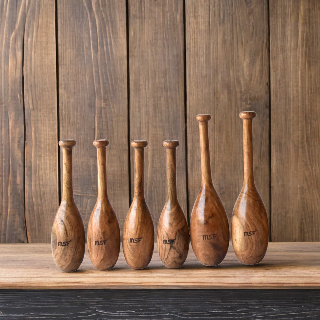 Wooden Indian Clubs (Mugdar)